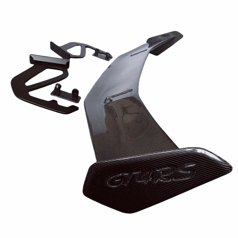 

GT4RS Style Dry Carbon Fiber Spoiler for Porsche 718 981 Cayman Boxster 16-23 Body Kit Front Bumper Edge Side Skirts