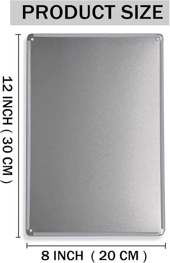 لافتة خاصة لوقوف السيارات من الألومنيوم المقاوم للطقس مقاس 8 × 12 بوصة