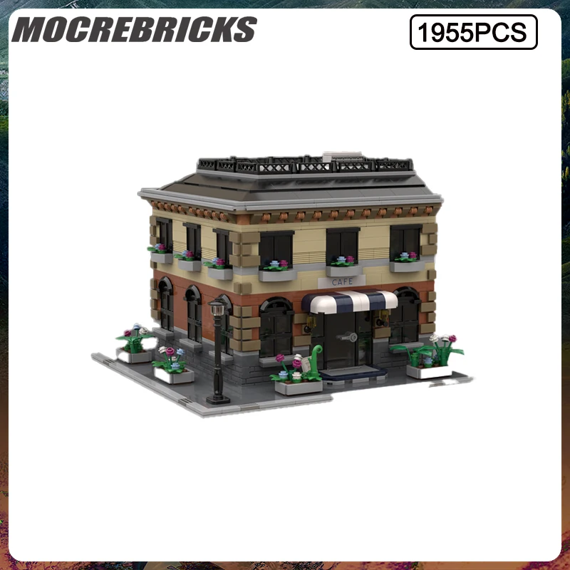 Stadt Architektur Serie Modulare Deutsche Bahnhof Set Bausteine MOC Teile Montage Modell Weihnachten Puzzle Spielzeug Für Erwachsene