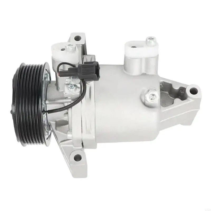 CO29099C Car Air Conditioning Compressor Assembly With Pulley and Wiring Port for Vehicle Cooling Replacement, Metal X37F