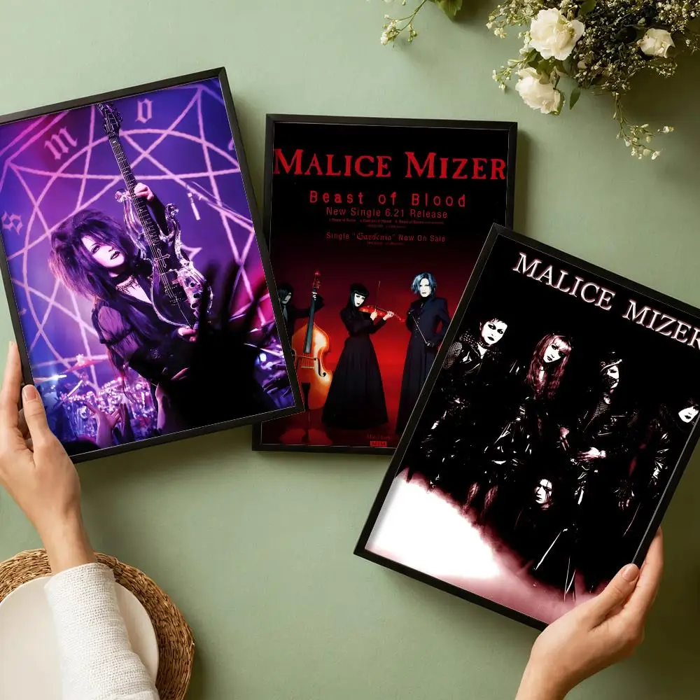 Band Malice M-Mizer Poster Decorative Wall Art Stickers Mural Photo Print for Home Living Room Hallway Decor