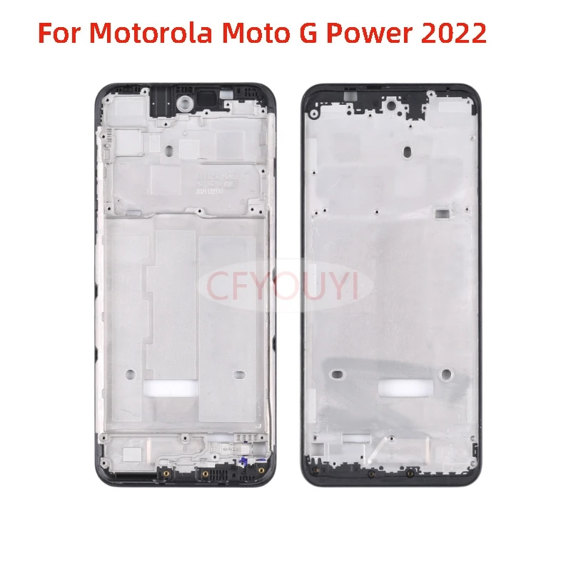 

Передняя рамка ЖК-дисплея, запасная часть лицевой панели для Motorola Moto G Power 2022.