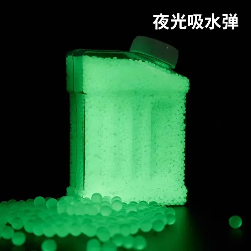 مضيئة حبات المياه الناسف الرصاص الادسنس الأسلحة هلام الكرة بندقية الذخيرة تزايد Splatrball كرة الماء الخضراء لزهرية ديكور DI