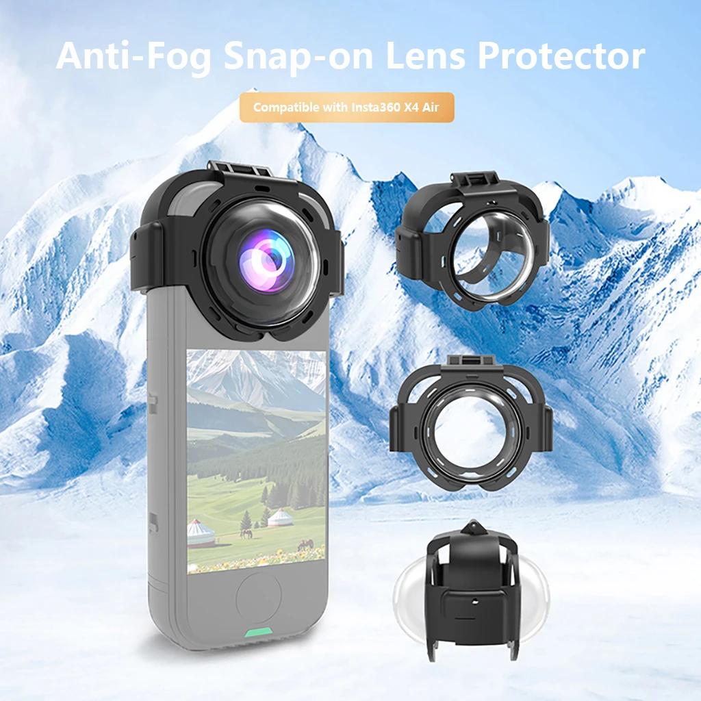

Для Insta360 X4 Air Sports Camera Lens Guard Защитная крышка Оптическое стекло Защитная крышка объектива Высокопрозрачная крышка объектива камеры