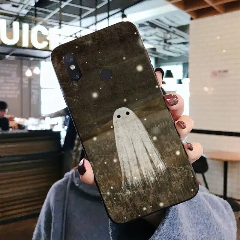 Cute Ghost Phone Case for Xiaomi mi 5 6 8 9 10 lite pro SE Mix 2s 3 F1 Max2 3