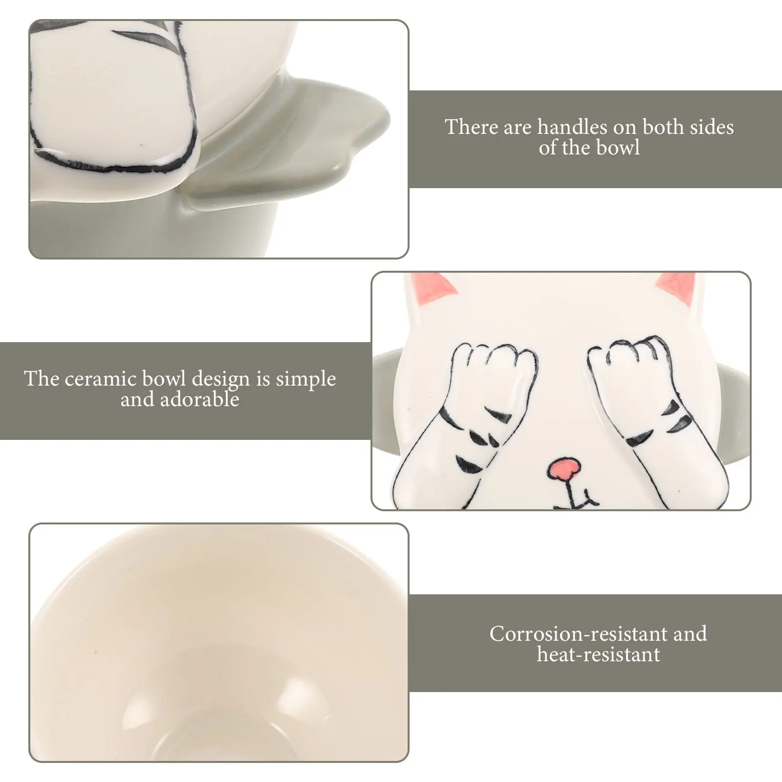 

Многофункциональная керамическая миска, прочная декоративная двойная ручка, суп с лапшой, кухня, ресторан, керамическая миска, суповые миски