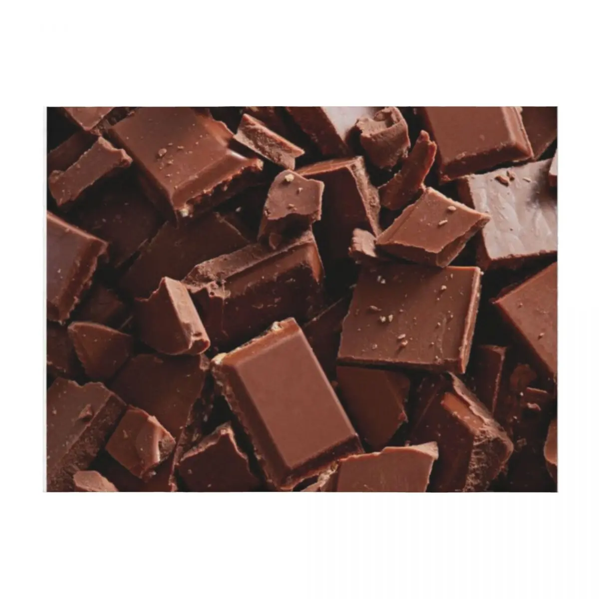 

Chocolate Pieces Pattern Throw Blanket Thermals For Travel Travel Weighted warm winter Blankets