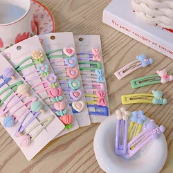 AISHG Candy-colored Hair Clips Women Cartoon Cute College-style Hairpin Sweet Duckbill Clip Barrettes Girls Hair Accessories