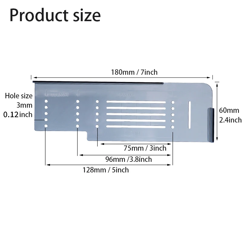 Cabinet Handle Template Kit Door and Drawer Pull Installation Marking Jig for Cabinet Knob Handle Pull Mounting Woodworking Tool