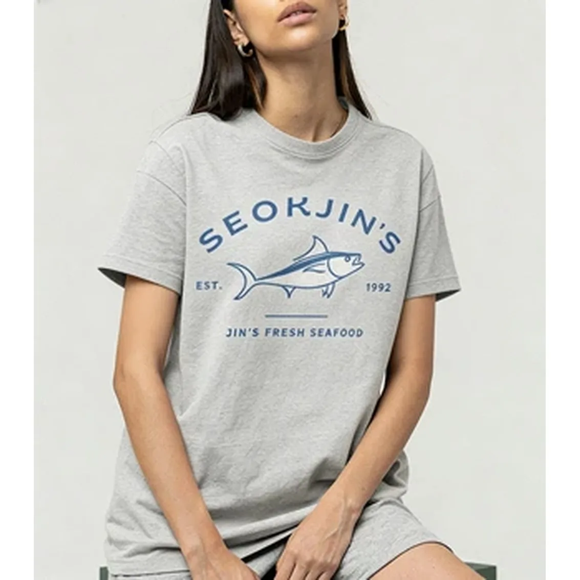Tuna Jin Est 1992 Happy Shirt Kpop Group Merch, Army Shirt Merch Solo Album, Gift for Army, Kpop Gift for Her