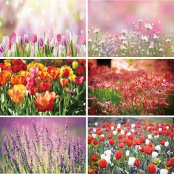 Laeacco Spring Flower Wall Photo Backdrops Wedding Party Decoration Portrait Photography Background Photocall For Photo Studio