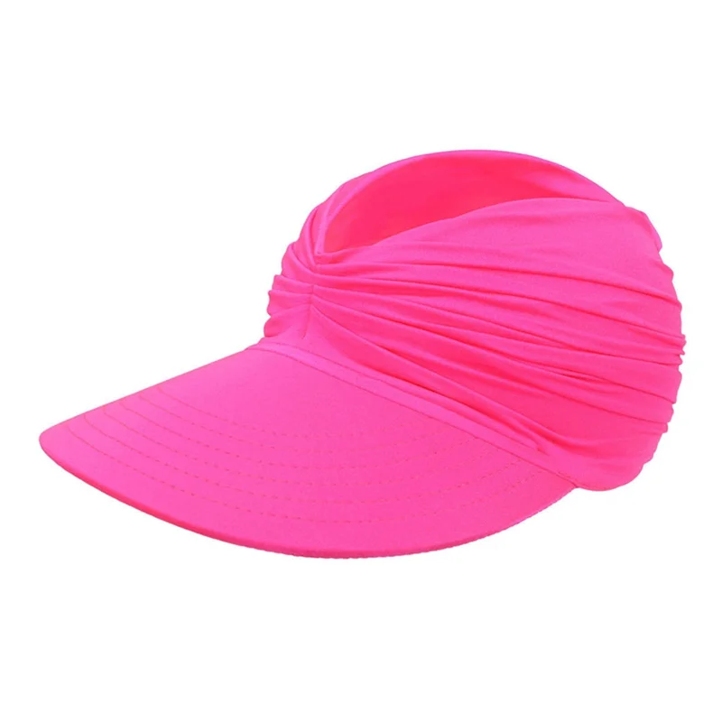 

-A23G Summer Beach Hat Big Visor Sun Hats For Women Outdoor UV Protection Top Empty Sport Baseball Cap