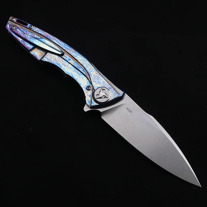 

Новый складной нож M390 из титана, высокое качество, уличный карманный инструмент для кемпинга, Couteaux Carbon, зеркало, острые ножи для фруктов