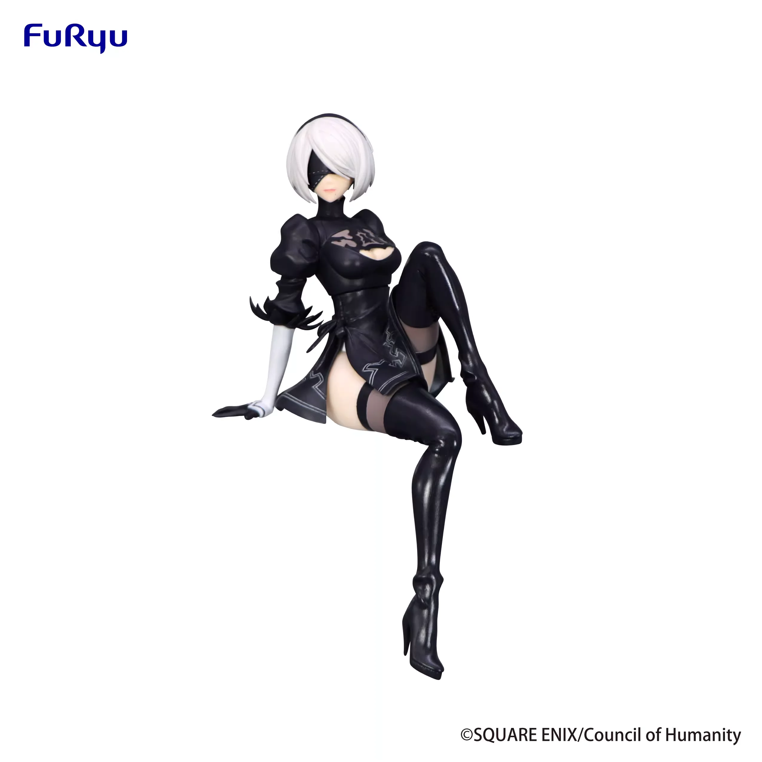 In Stock Original Anime NieR:Automata Ver1.1a Noodle Stopper Figure -2B- (YoRHa No.2 Type B) Action Figure Doll PVC 13cm Doll