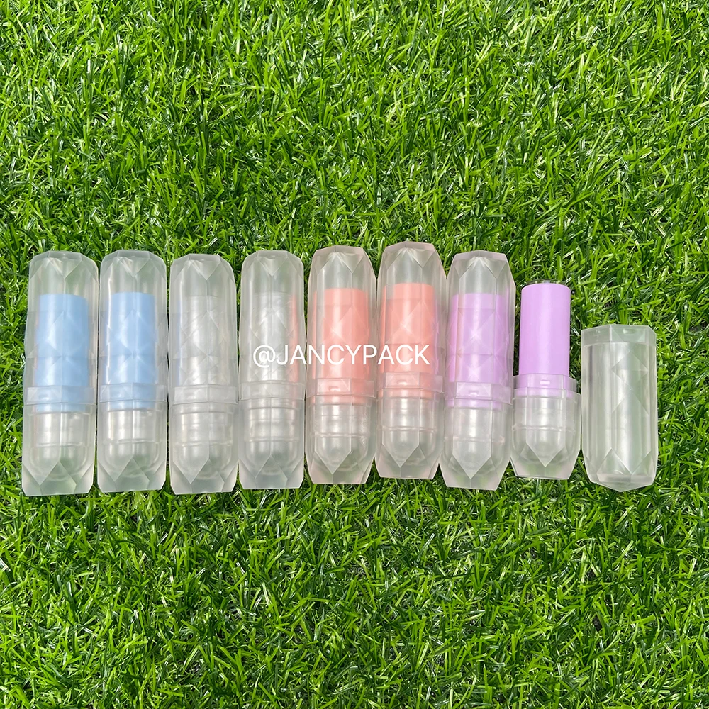 

Empty Lipstick Tube Diamond Lip Gloss Bottle Cosmetic Lipgloss Container Transparent Lipstick Balm Cosmetic Containers Gift