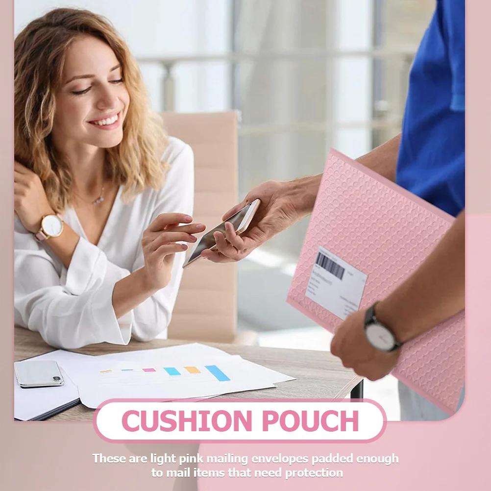 

25Pcs Bubble Mailers Tear Proof Self Seal Padded Envelopes Waterproof Shipping Bags Small Bubble Mailers for Office School