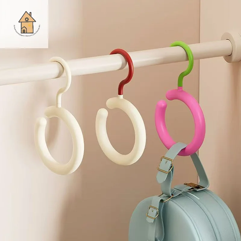 

Dopamine Hook Hanger, Rotatable Scarf And Hat Bag Storage, Scarf Display Rack, Hat And Bag Hanging Rack