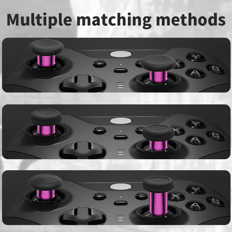 Colorful Thumb Joystick Caps 6-in-1 Accessory Limited Edition for XboxOneElite Series 2 Controller 6 Interchangeable Joysticks