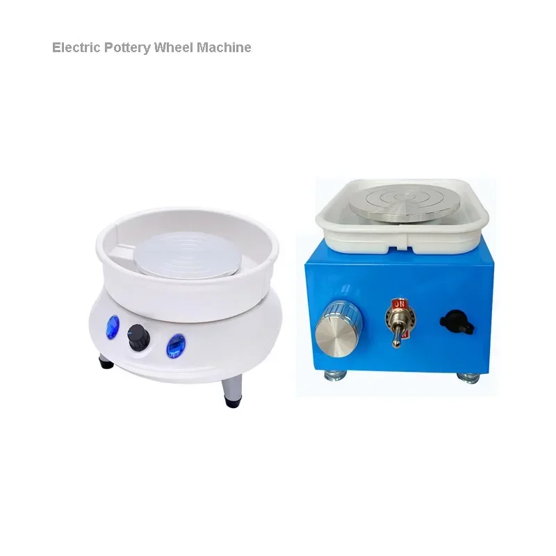 60W Electric Pottery Wheel Machine 15cm Plate Detachable ABS Basin Clay Working DIY Craft Tools for Ceramics