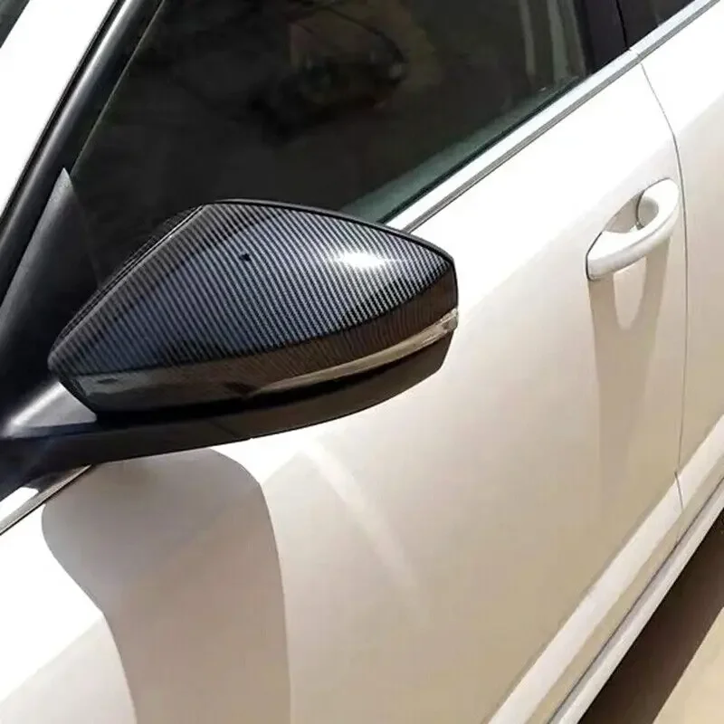 For Skoda Octavia Mk3 2014-2017 For VW T-ROC 2017-2019 Car Replacement Rearview Side Mirror Cover Wing Caps Exterior Shell Trim
