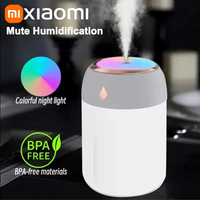 Xiaomi Mini Car Portable Air Humidifier Electric Aroma Diffuser LED Cool Light Mist For Home Car Aromatherapy Plant purifier