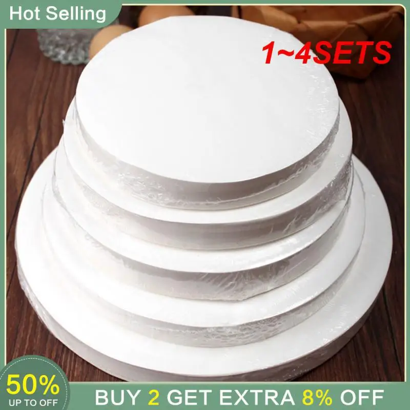 1~4SETS Baking Paper Bake-resistant And Non-stick Uniform Coating Air Fryer Paper Baking Paper Round Tray