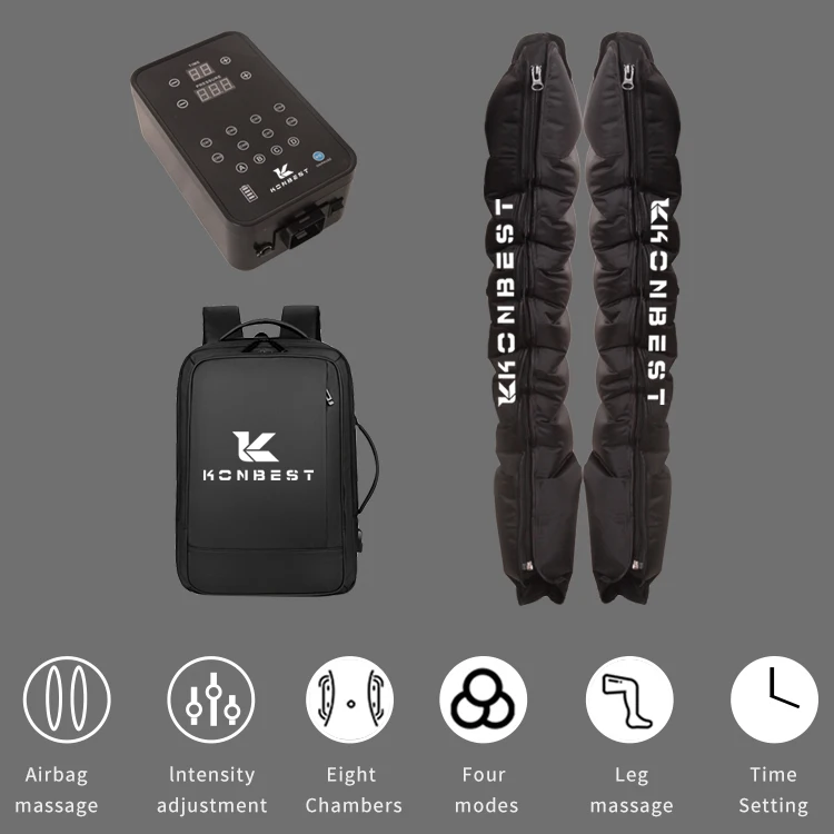 KB-9890K 8 Chamber Rechargeable Air Compression Recovery Boots for Athlete