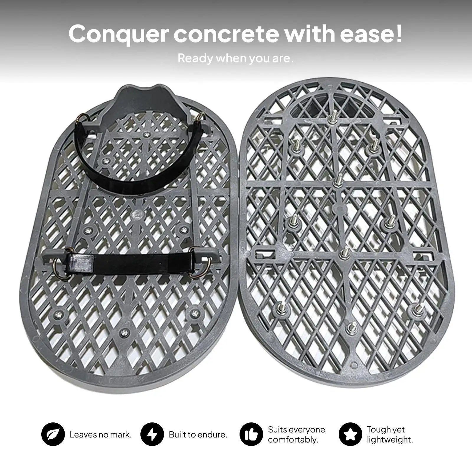 Concrete Cement Finishing Shoes, Universal Use, No Shoe Marks, Work Shoes for Floor Construction, Plastering, Home Building