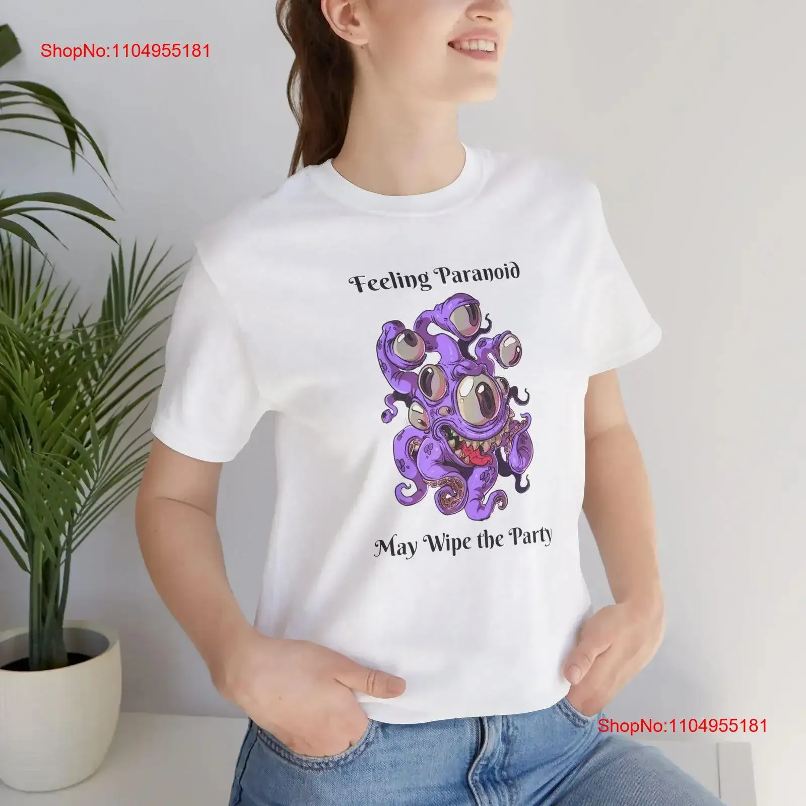 

Little Devils Cute Beholder Feeling Paranoid Might Wipe the Party TPK RPG Фэнтезийная футболка из джерси винтажная стильная стильная