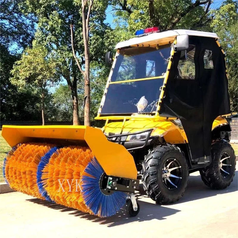 FOB Price Snow Sweeper Ride On Snow Removal Vehicle For Community Greening Factory Yard Snow Clearing Machine