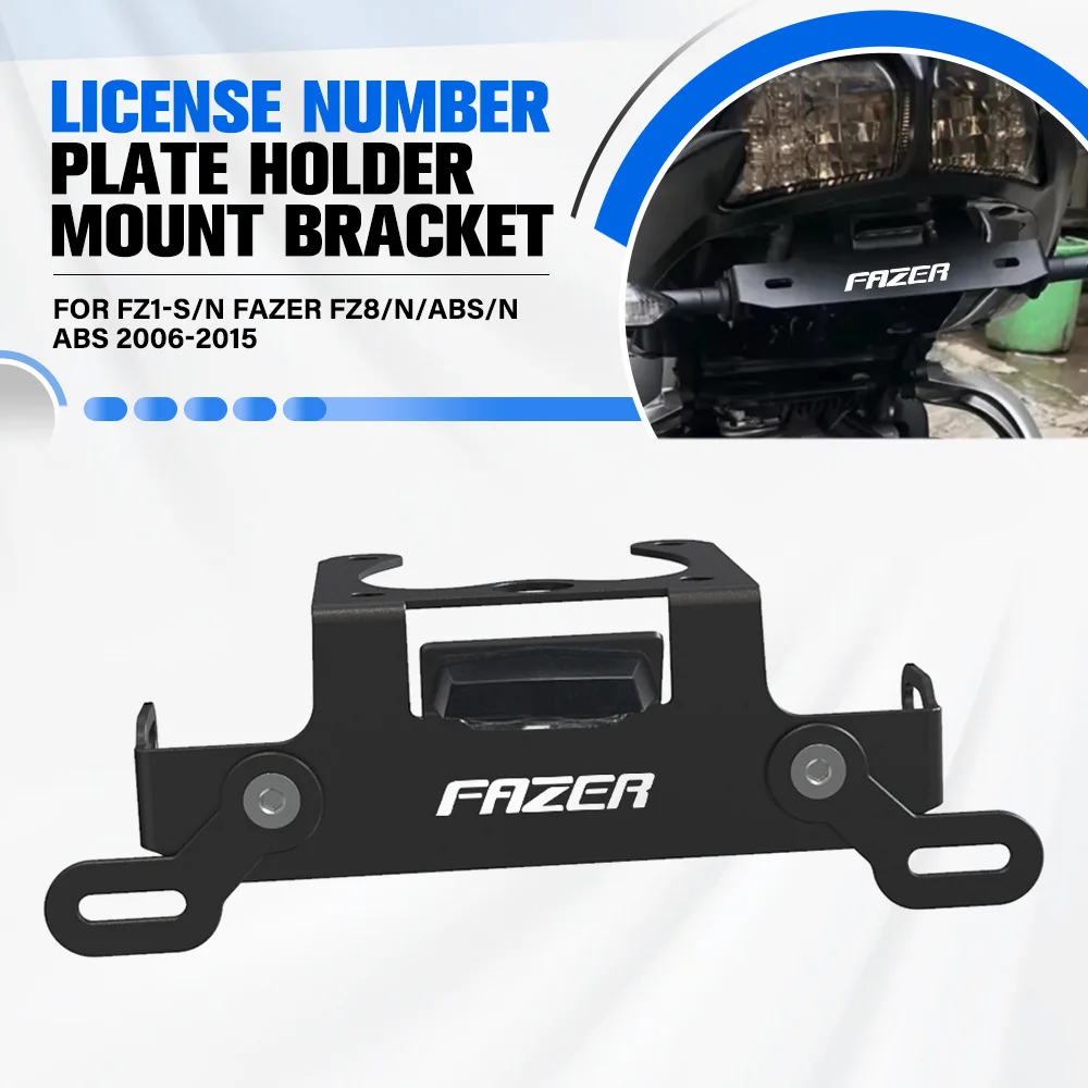 

For YAMAHA FZ1-S/N FAZER FZ8/N/ABS/N ABS 2006-2015 Motorcycle License Plate Holder Bracket Rear Tail Tidy Fender Eliminator Kit