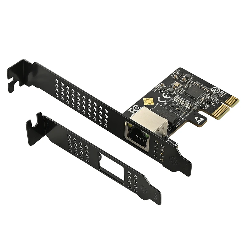 Сетевая карта PCIE 5 ГБ PCI Express X1 к RJ45 Gigabit Ethernet-адаптеру RTL8126 Чип 10/100/1000M/2,5G/5G NIC LAN-карта для настольных компьютеров