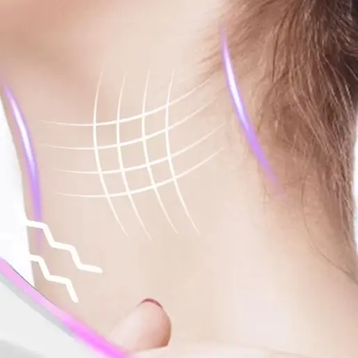 Ems microcorrente rosto pescoço dispositivo de beleza led fóton terapia pele apertar reduzir queixo duplo anti rugas massageador de levantamento facial