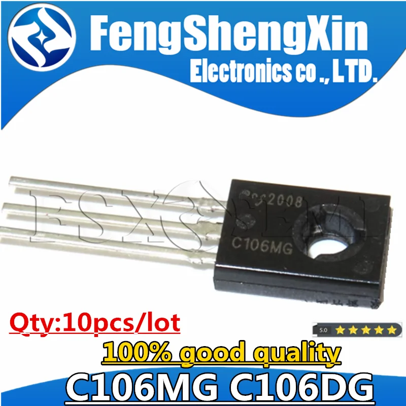 10pcs/lot C106M1 C106M1G C106MG C106M C106DG C106D TO-126 SCRs