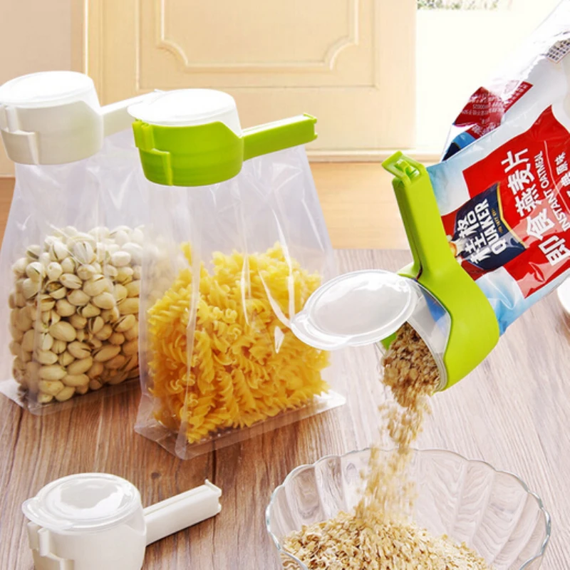 Snack Sealing Clip Plastic Fresh Keeping Sealer Clamp Food Saver Travel Kitchen Accessories Seal Food Storage Bag Clip