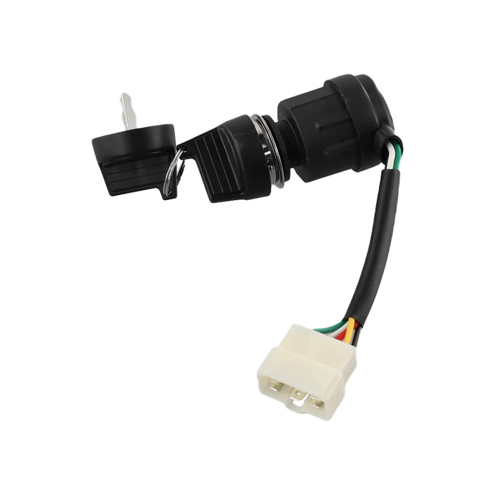 5 Wire Ignition Key Switch With 2 And 1.2M Cable For 178F For 186F Engine Gas Generator For Tiller Steering Gear Replacement Par