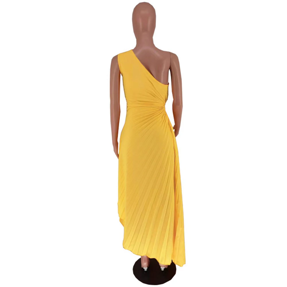 Yellow Off-Shoulder Pregnancy Photoshoot Gown Maternity Photography Pleated Dress Elegant Maternity Photo Shoot Outfit
