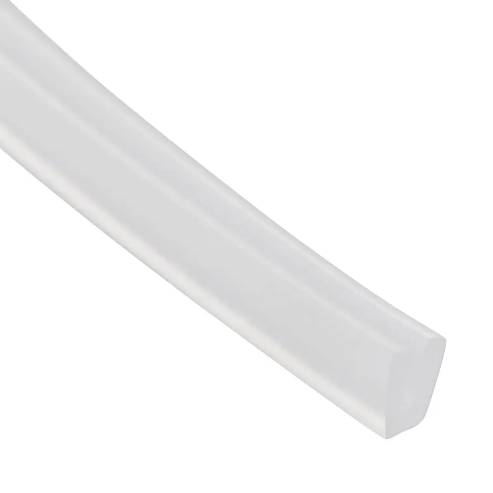 2 Meters U-channel Rubber Edging Sealing Strip Shower Door Glass Sealing Tape Edge Guard Weatherstrip Multiple Size
