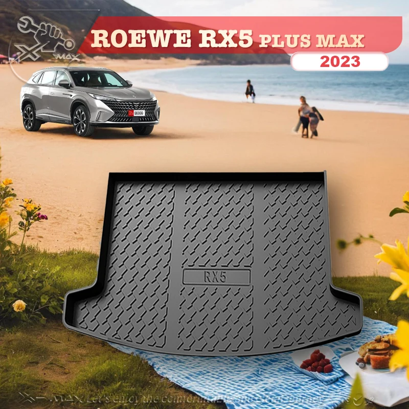 

For ROEWE RX5 PLUS MAX RX5E eRX5 2023 Custom Fit Car Trunk Mat All Season Black Cargo Mat 3D Shaped Laser Measured Trunk Liners