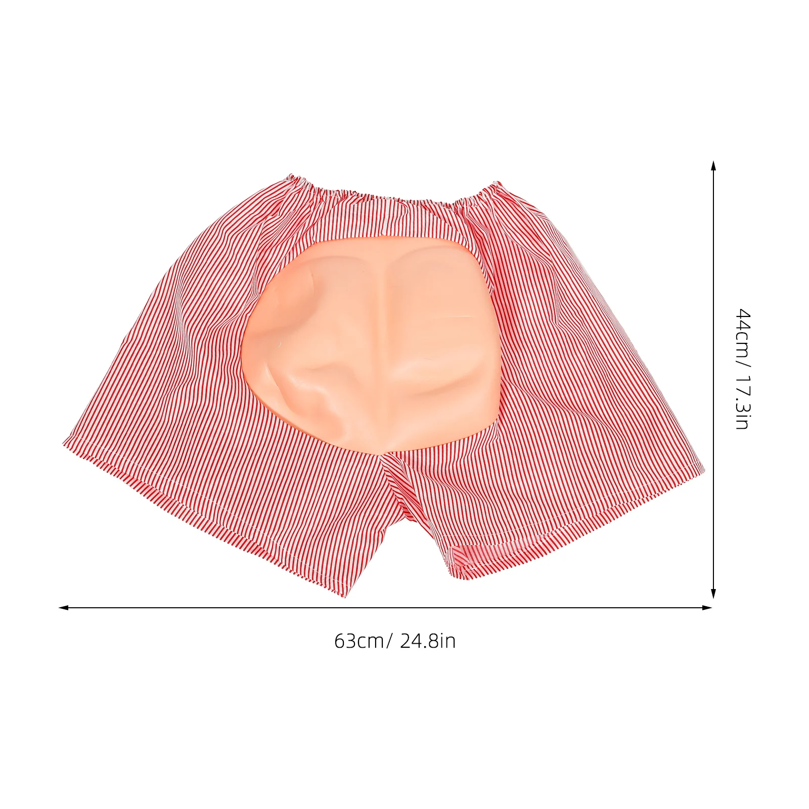 Mooning Costume Shorts Halloween Bottoms Prom Accessories Inflatable Men and Women Jorts