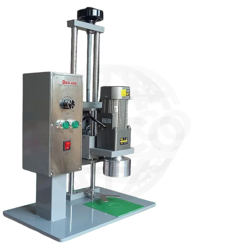 Desktop Lao Gan Ma Chili Sauce Electric Capping Machine with Motor Can & Bottle Sealing 1 Year Warranty