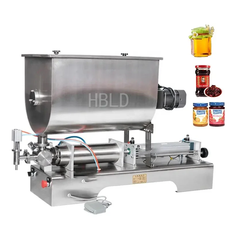 U-Shaped Honey Peanut Butter Chili Sauce Filling Machine, Poultry Feed Mixing, Stirring And Packaging Machine