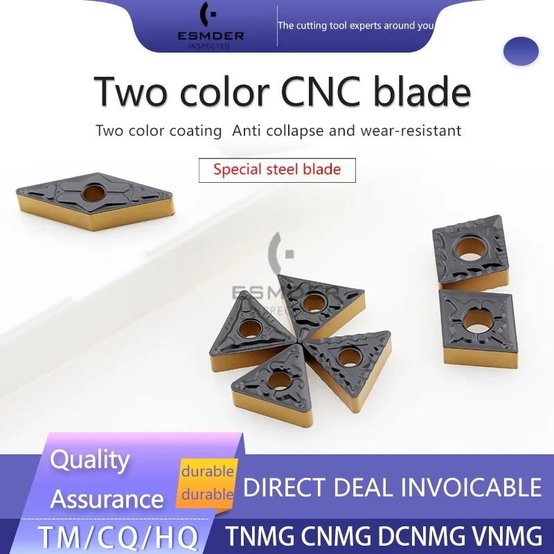 TNMG160404 22 CNMG120408 DNMG15 VNMG16 TM CQ HQ PM CNC Lathe External maching tools Turning Insert carbide cutter For Steel