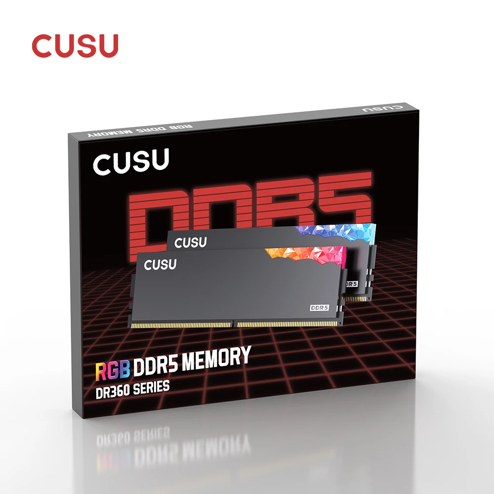 CUSU DDR5 RGB 6000MHz 6400MHz 32GB 16GB UDIMM Ram メモリ DDR5