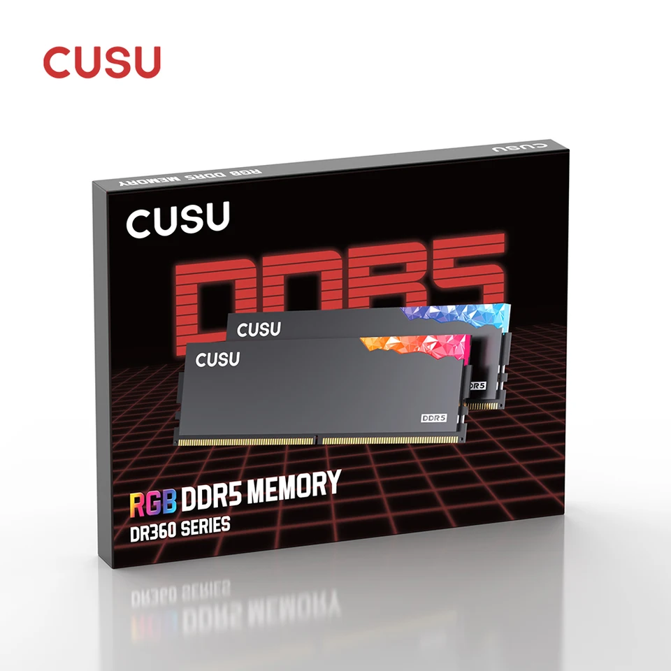 CUSU DDR5 RGB 6000MHz 6400MHz 32GB 16GB UDIMM Ram メモリ DDR5