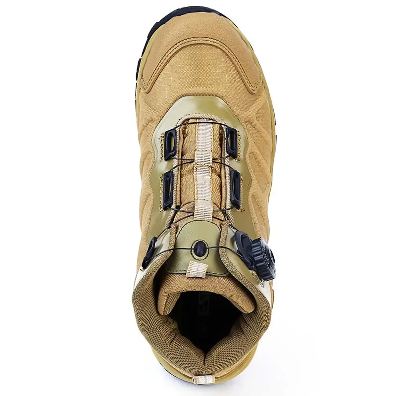 Brand Tactical Hunting Hiking Boots Outdoor Quick Reaction Breathable Men Shoes Ankle Boots Safety Climbing Shoes