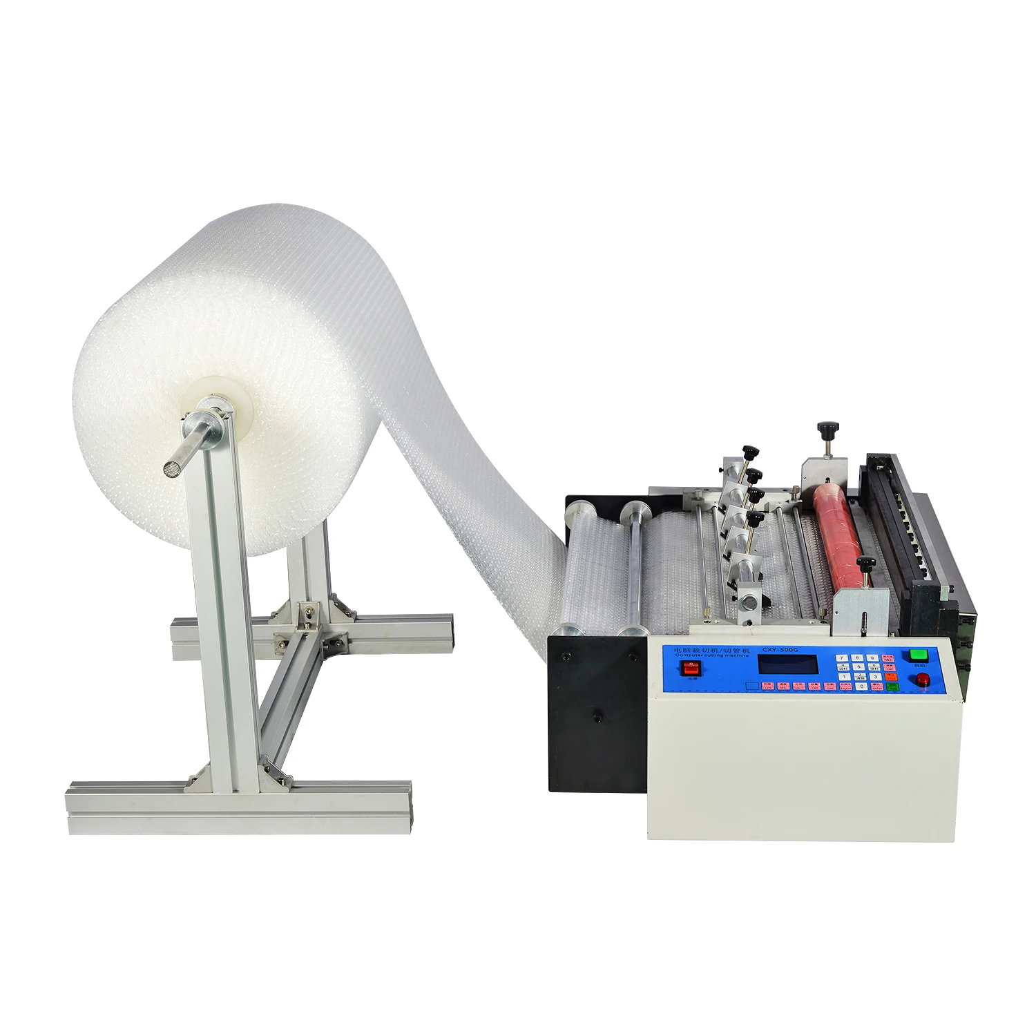 Barley paper/self-adhesive/PVC film roll-to-sheet cutting machine