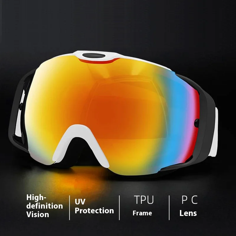 

New HD Double-layer Anti-fog Ski Goggles Ski Equipment Adult Men's Women's Outdoor Ski Glasses Eye Protection Wholesale