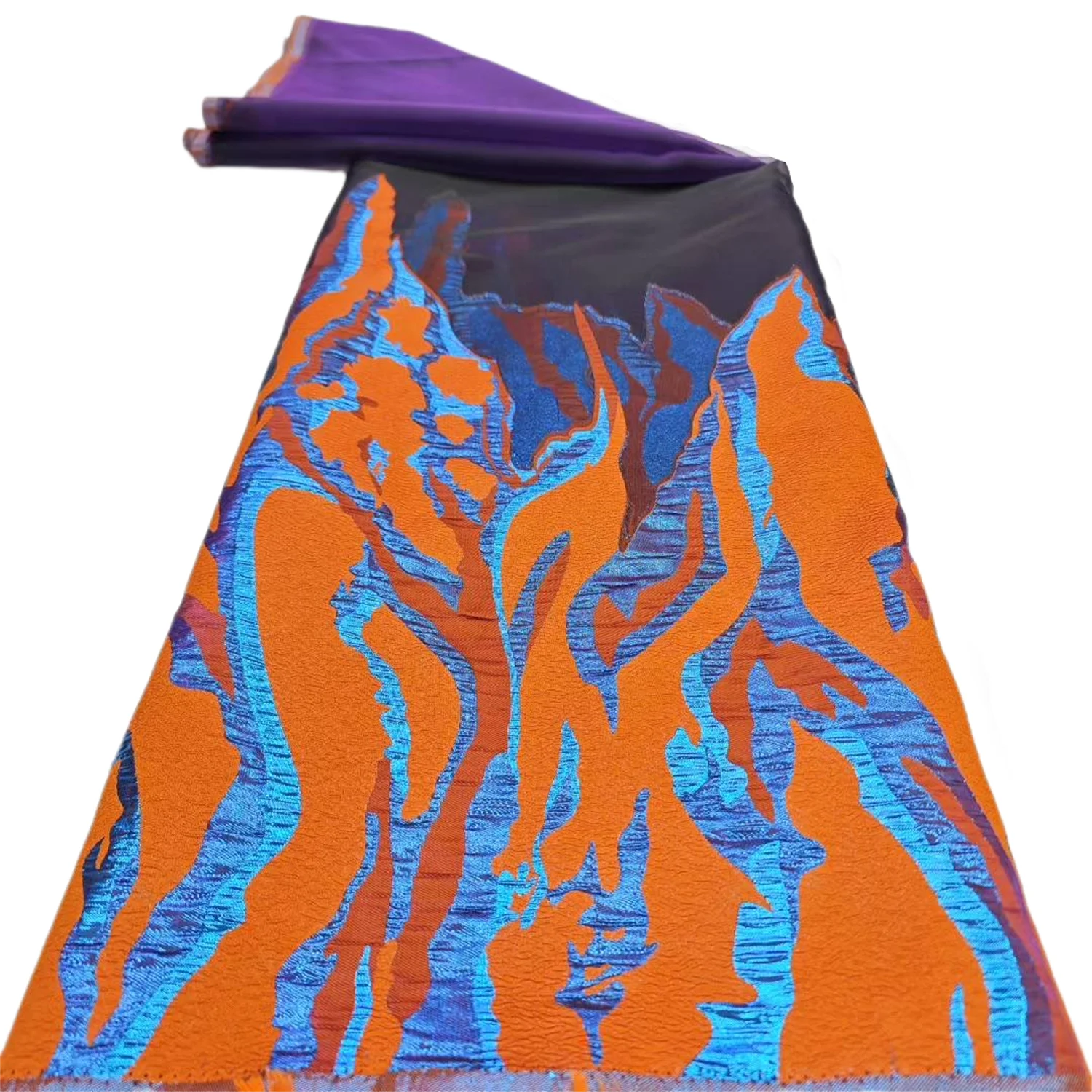 

Модная многоцветная африканская жаккардовая кружевная ткань, французская позолоченная ткань, вышитая нигерийская парчовая кружевная ткань для праздничного платья 2025 года