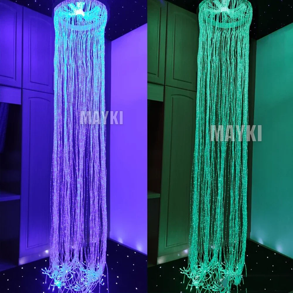 Ceiling Mounted Sensory Room Lights Fibre Optic Ceiling Curtain 150 Fibres And 45W Light Source